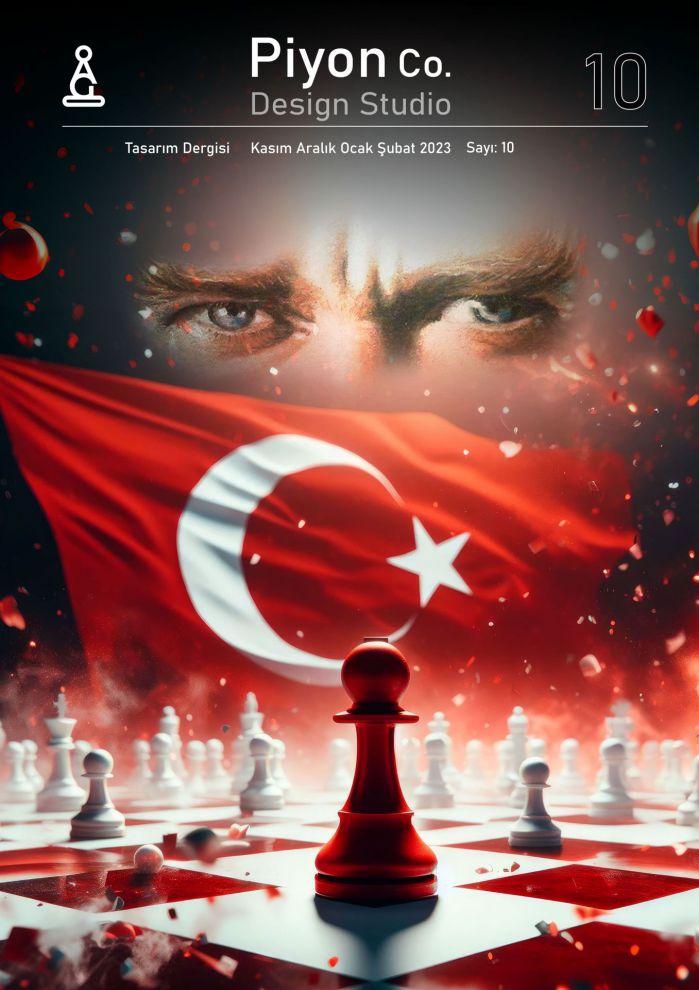 Piyon Dergi Sayı: 10 Kapak Tasarımı