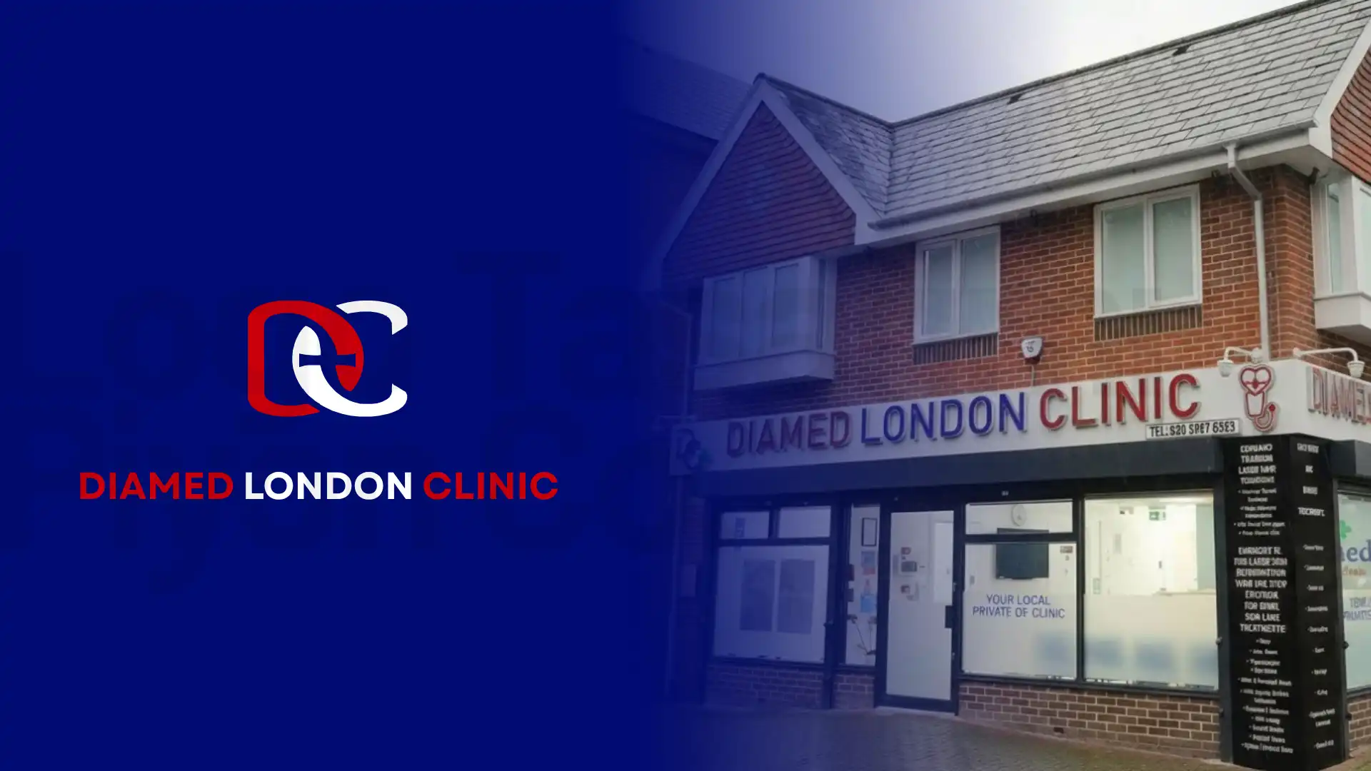 Diamed London Clinic logo tasarımı